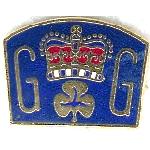 enamel badge for Queen's Guide award.