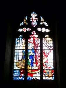 Stained glass window, St Sampson's Church Cricklade